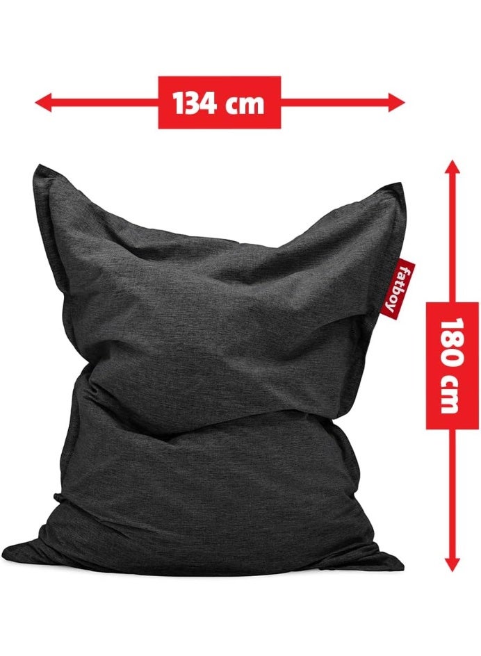 Fatboy Original Outdoor Bean Bag Chair – Large, 134 x 180 cm Lounge Seat for Patio, Garden & Poolside – UV, Water & Dust Resistant, Durable Olefin Fabric, Washable Cover – Indoor & Outdoor - Thunder Grey - Image 3